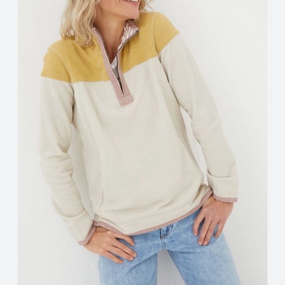 Fat Face Tops - Fat Face Airlie sustainable sweatshirt size 8. Soft lined and think sweatshirt